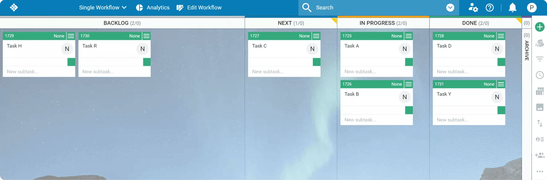 Persönliches Kanban-Board
