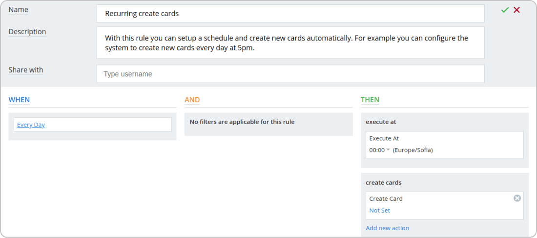 automatización a una tabla Kanban