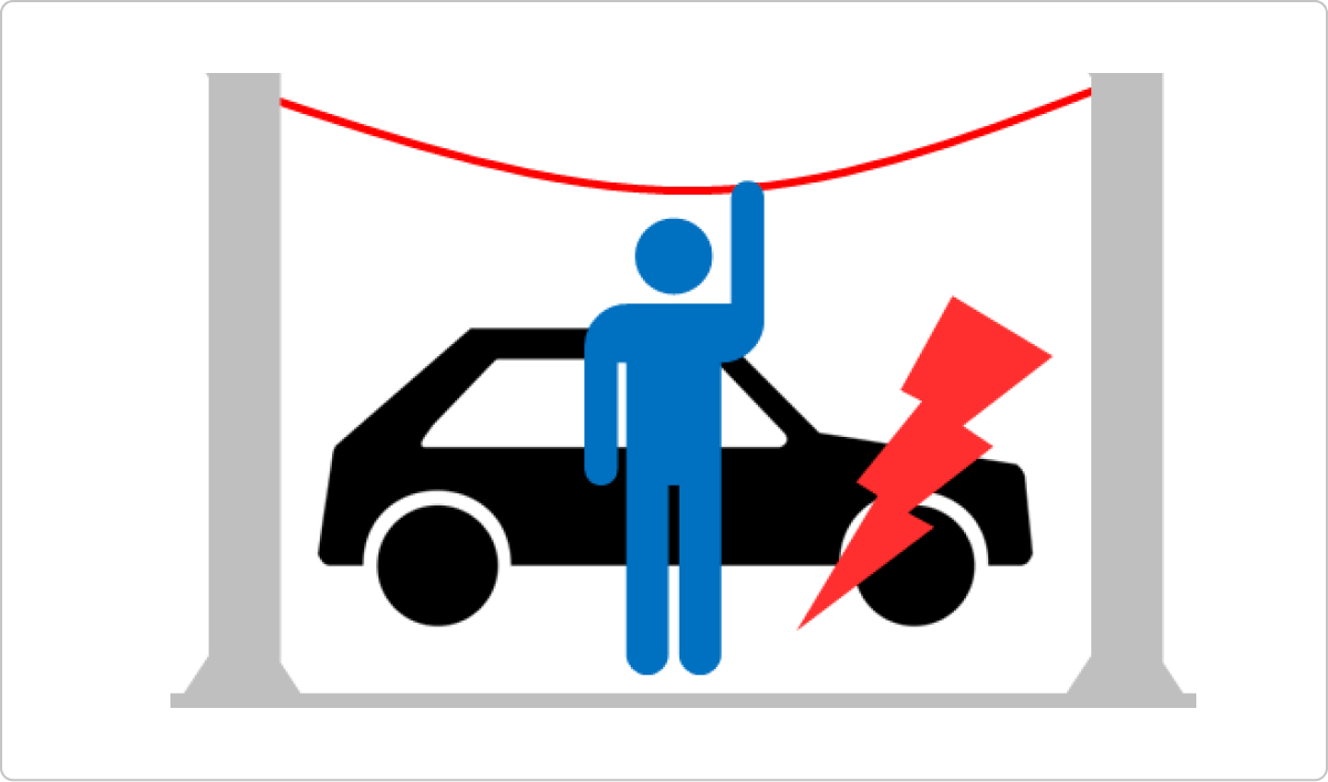 depicting andon cord pull